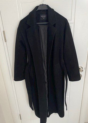 Kemerli Siyah Uzun Kaban - Görsel 4