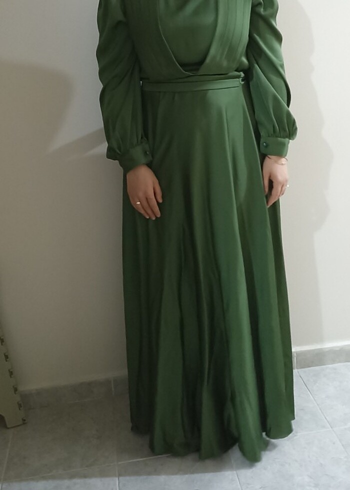 Tesettür abiye elbise - Görsel 2