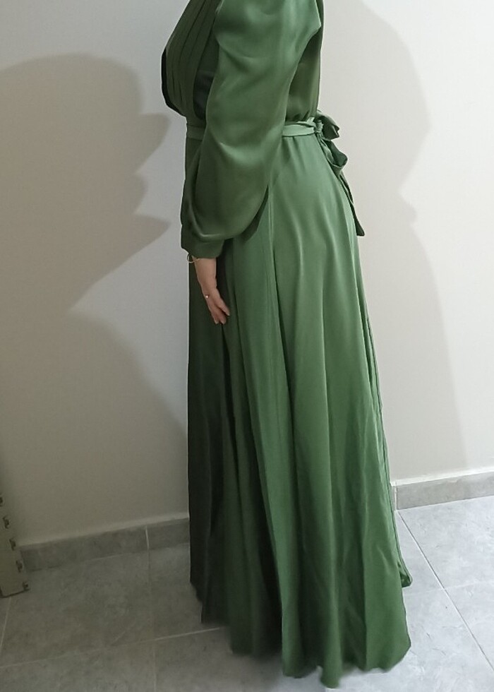 Tesettür abiye elbise - Görsel 3