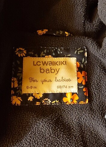 6 Ay Beden çeşitli Renk LCW Baby Astronot tulum çiçek desenli (6-9 ay)