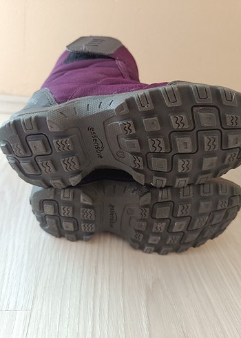 Kız Çocuk Mor Kaydırmaz Cırtlı Bot - Görsel 6