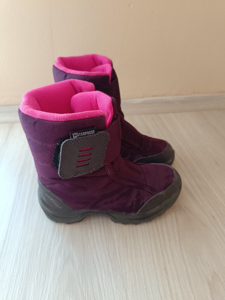 Kız Çocuk Mor Kaydırmaz Cırtlı Bot - Görsel 3