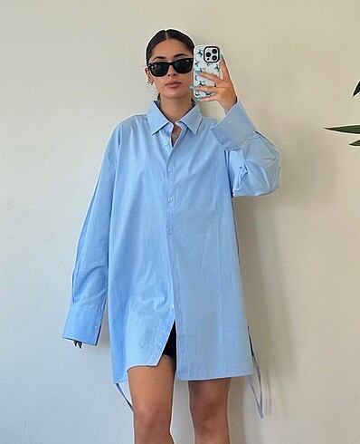 Oversize Poplin Gömlek