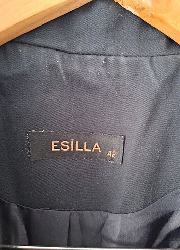 40 Beden Esilla siyah blazer ceket