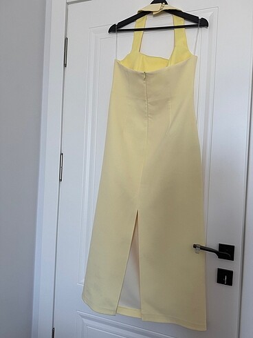 l Beden sarı Renk Butter Yellow Elbise