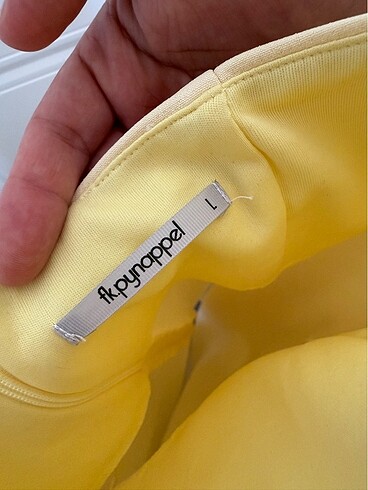 l Beden Butter Yellow Elbise