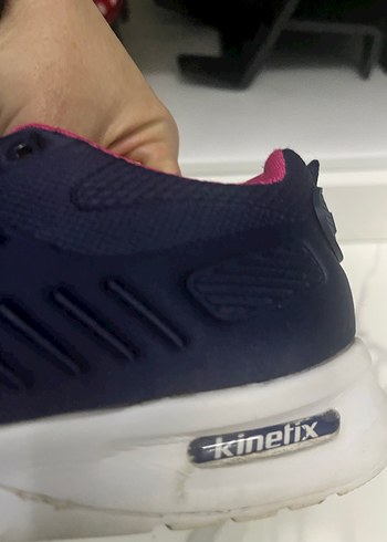 Mlacivert pembe  İç Detaylı Bağcıklı Kadın Spor Ayakkabı - Görsel 2