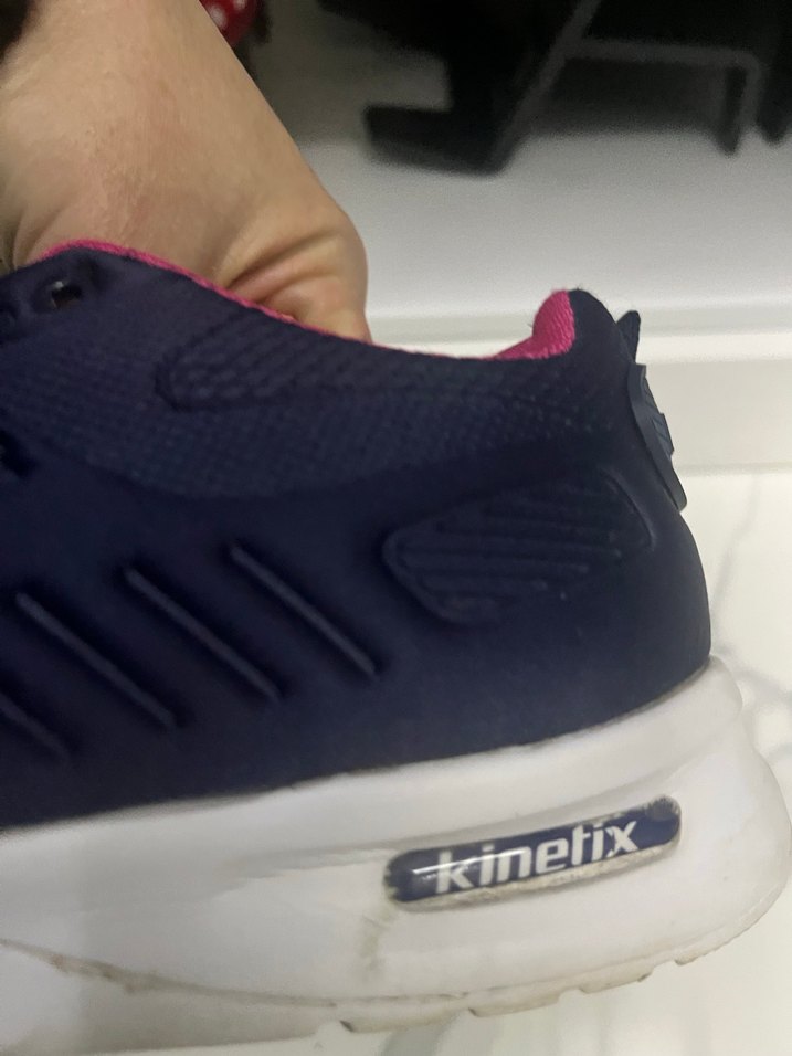 Mlacivert pembe  İç Detaylı Bağcıklı Kadın Spor Ayakkabı - Görsel 2