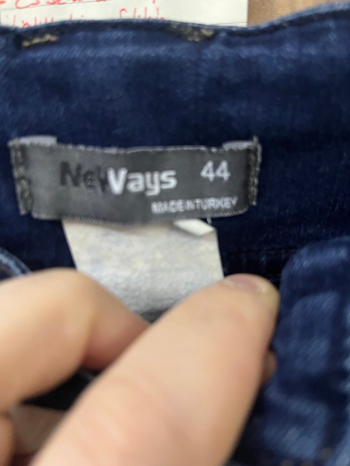 Kadın Mavi Kot uzun etek - Görsel 2