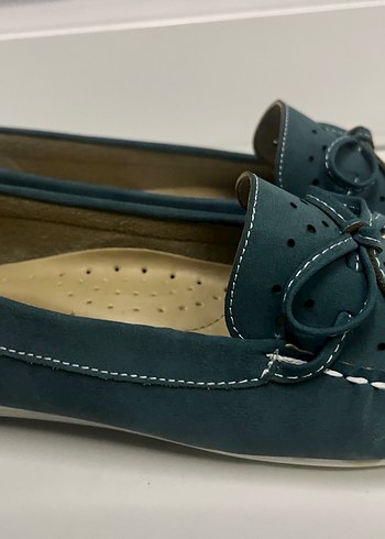 Mavi Puantiyeli Kadın Babet - Görsel 2