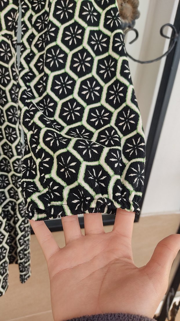 vintage retro elbise tesettür tunik - Görsel 4