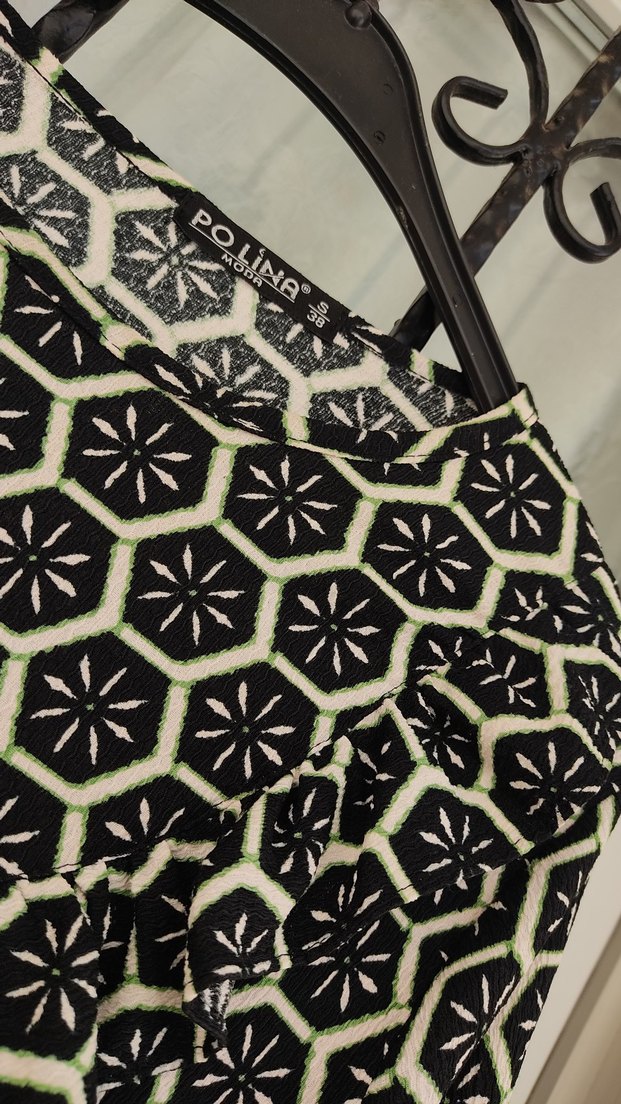 vintage retro elbise tesettür tunik - Görsel 3