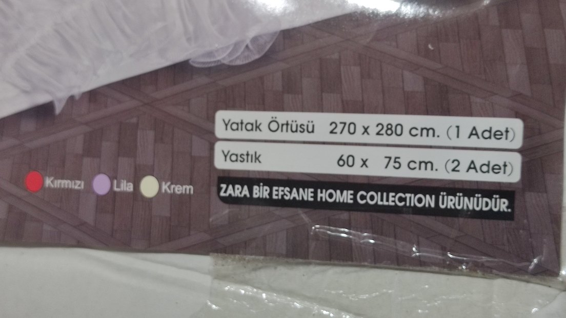 zara home İstanbul yatak takımı vintage - Görsel 2