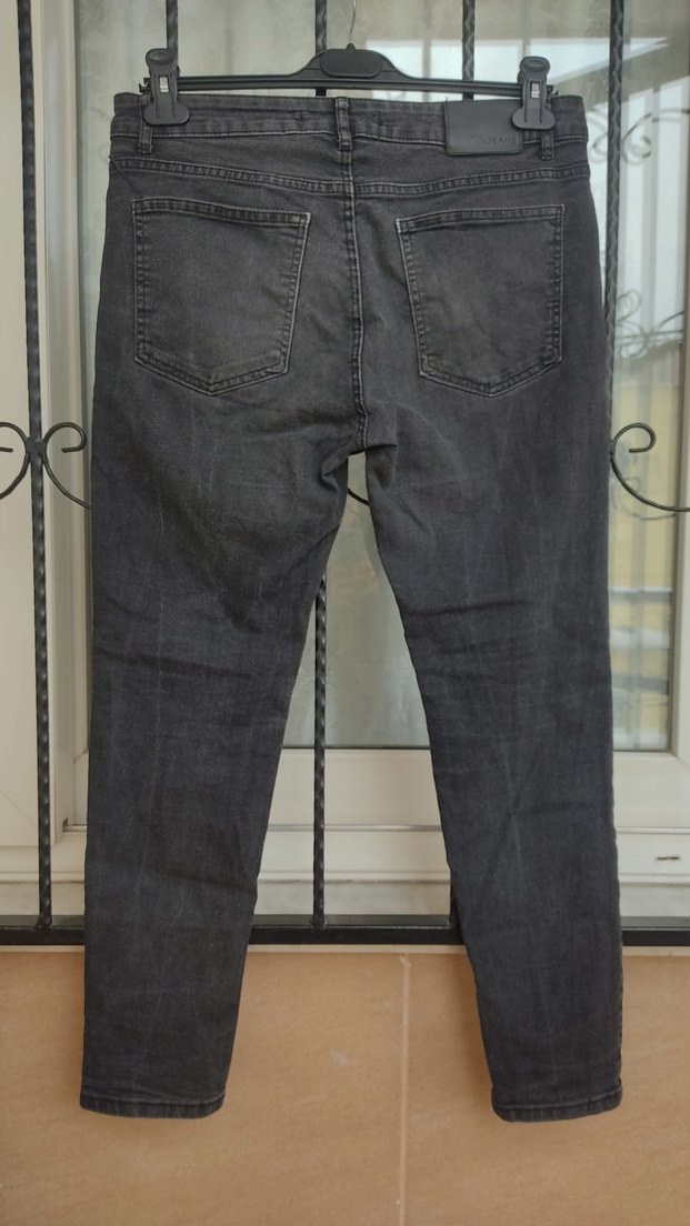 füme erkek kot pantolon Jean - Görsel 2