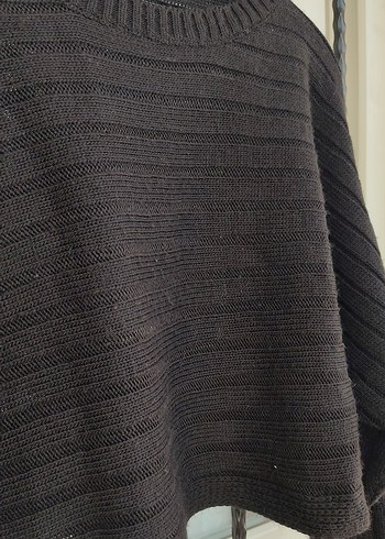 Siyah Triko Kadın Kazak, Salaş ve Rahat - Görsel 4