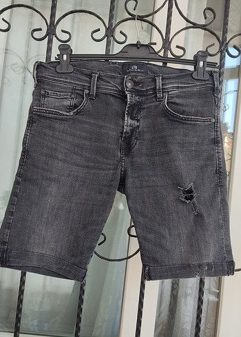 füme gri antrasit kapri şort jean pantolon