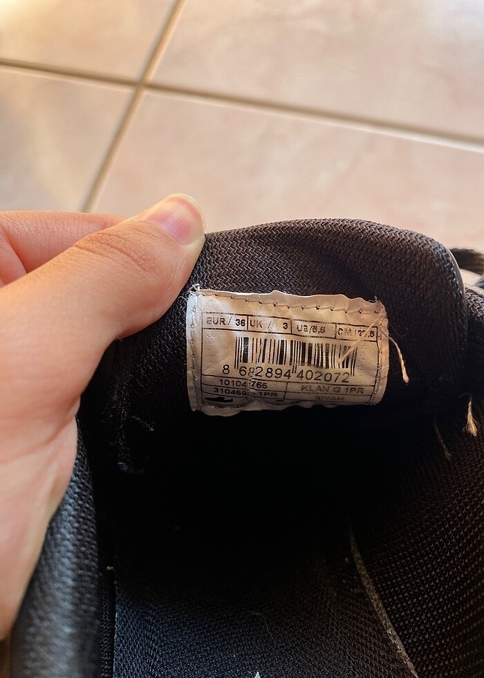 Lumberjack siyah reflektörlü ayakkabı - Görsel 5