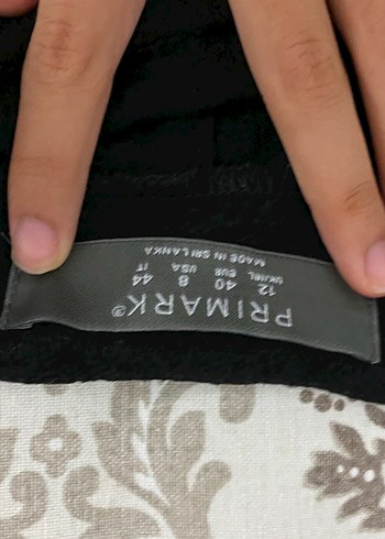 Siyah Mini Yan Bağlama Detaylı Etek - Görsel 3