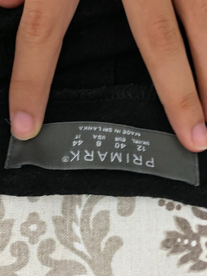 Siyah Mini Yan Bağlama Detaylı Etek - Görsel 3