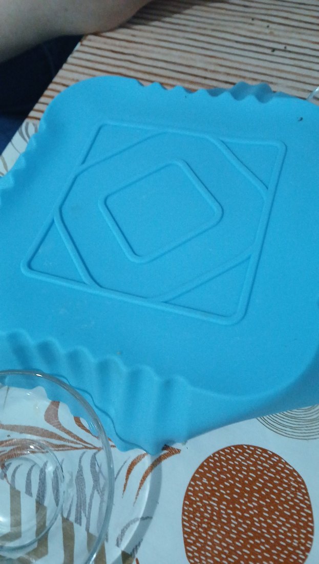 Mavi  airfray slikon Renkli Kek Kalıbı - Görsel 2