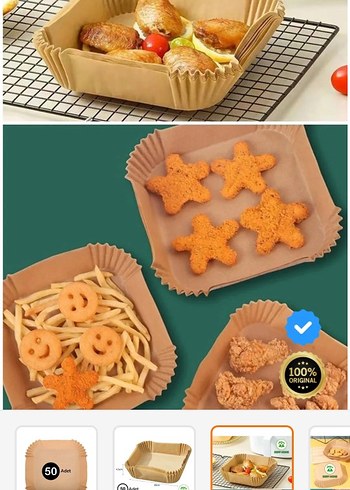 50 Adet Kahverengi Kek ve Fırın Kabı - Görsel 3