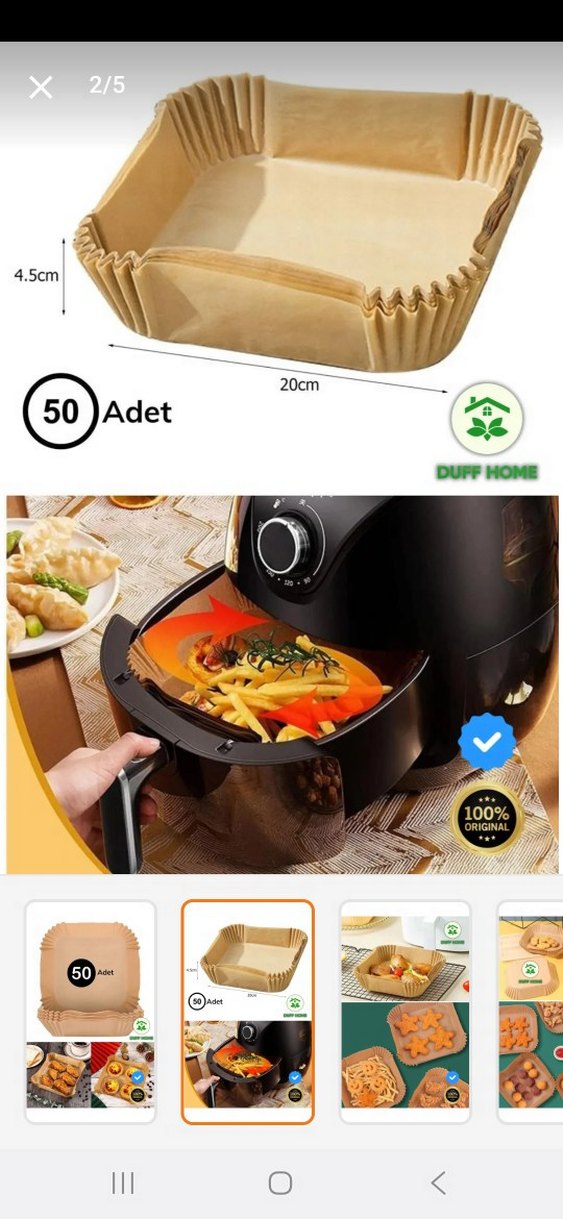 50 Adet Kahverengi Kek ve Fırın Kabı - Görsel 2