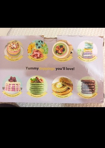 Mavi Çok Fonksiyonlu mini Waffl Makinesi almanya ürünü.2000tl - Görsel 7