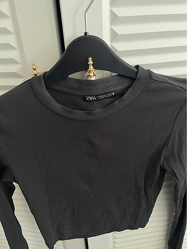 Zara Zara uzun kollu crop