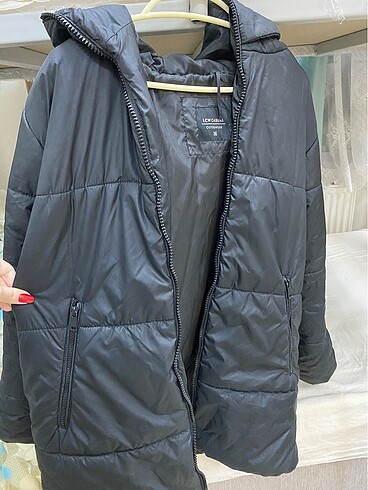 Siyah oversize mont