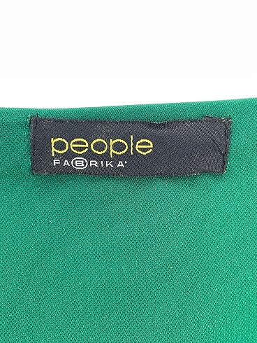 38 Beden yeşil Renk Fabrika Kısa Elbise %70 İndirimli.