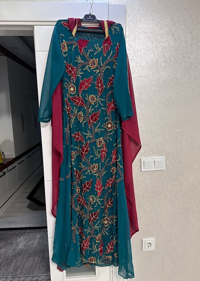 Tesettür fistan tesettür yöresel elbise - Görsel 3