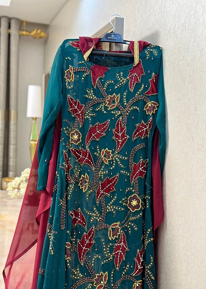 Tesettür fistan tesettür yöresel elbise - Görsel 5