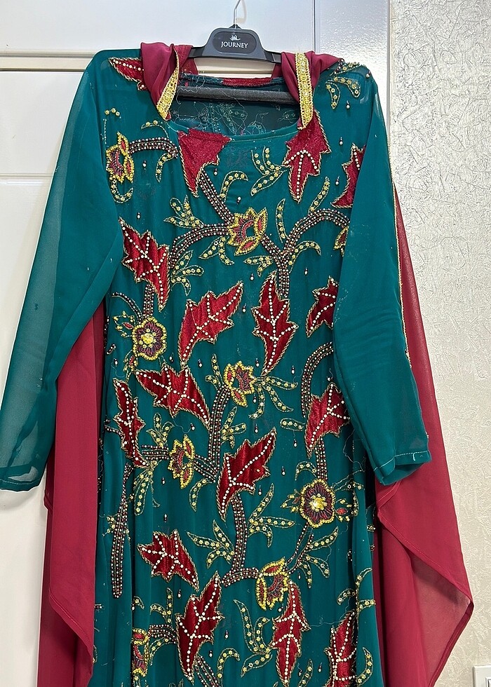 Tesettür fistan tesettür yöresel elbise - Görsel 2