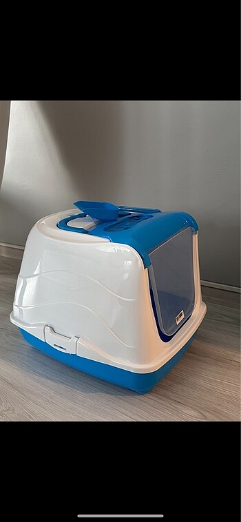 Küreği dahil Kapalı kedi tuvaleti - Görsel 2
