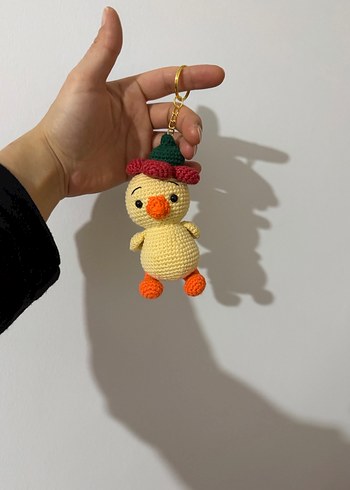 Amigurumi Ördek Anahtarlık - Görsel 4