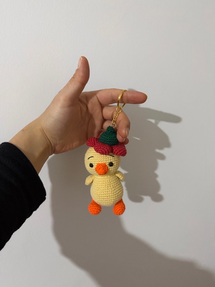 Amigurumi Ördek Anahtarlık - Görsel 2