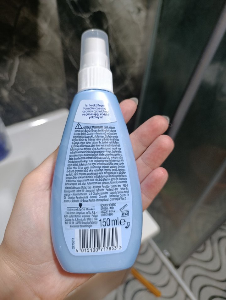 Palette Doğal Renk Açıcı Sprey - Görsel 3