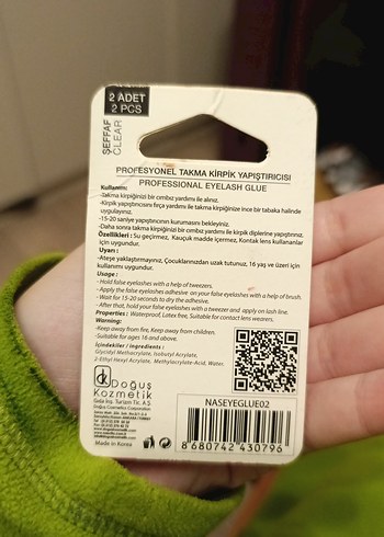 Nascita Profesyonel Kirpik Yapıştırıcısı 2'li - Görsel 2