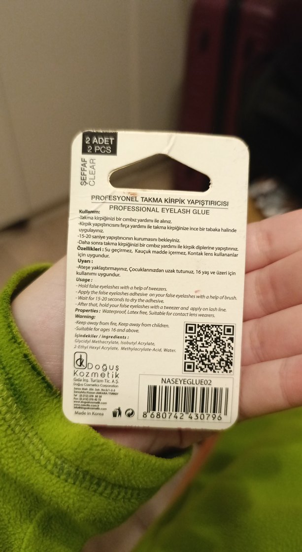 Nascita Profesyonel Kirpik Yapıştırıcısı 2'li - Görsel 2