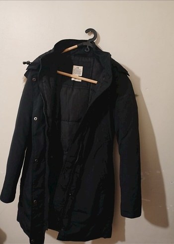 Siyah Kadın mont - Görsel 5