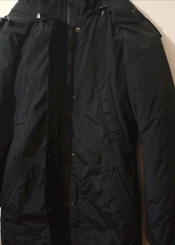 Siyah Kadın mont - Görsel 2