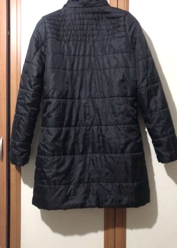 Siyah kadın şişme mont - Görsel 2