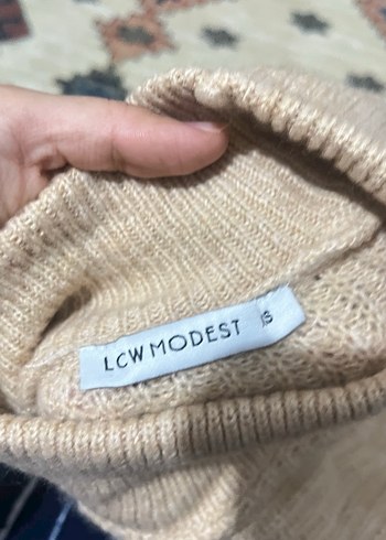 Bej Triko Boğazlı Kadın Kazak - Görsel 2