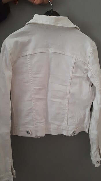 xs Beden beyaz Renk Beyaz kot ceket