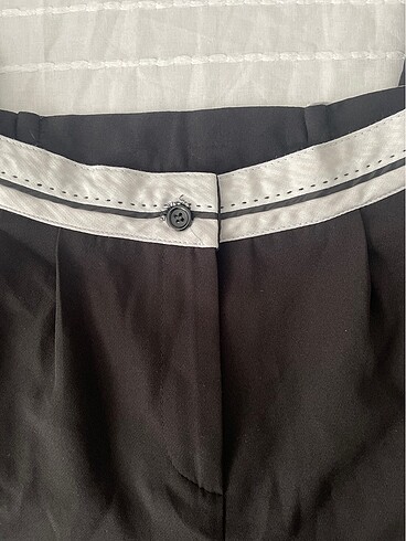 m Beden Kemer Görünümlü Pantalon
