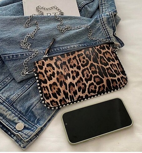  Beden Leopar Desenli Çanta ZR MUADİLİ