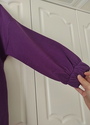 diğer Beden mor Renk sweatshirt elbise 