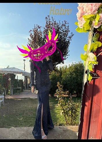 Abiye elbise çok temiz sıfır gibi 42 beden