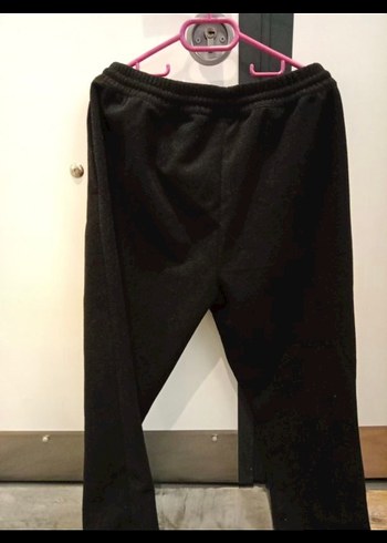 Siyah Rahat Kesim Eşofman - Görsel 2