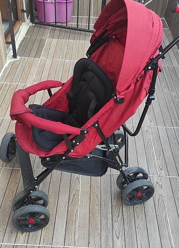 9- 36 kg Beden kırmızı Renk Bebek Arabası 